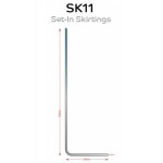 Set In Flexible PVC Skirting- SK7/SK8/SK9/SK10/SK11