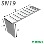 SN19 Single Channel Stairnosing