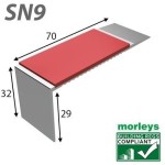 SN9 Single Channel Stairnosing