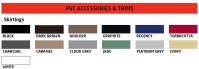 Quantum PVC Accessories- Flat Skirtings & Buffer Strips