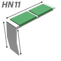 HN11 Heavyweight Single Channel Stairnosings 