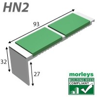 HN2- Heavyweight Double Channel Stairnosings