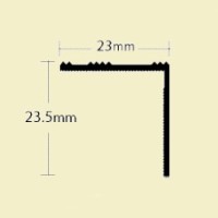Angle Edges/ Stair Nosings - Small Angle Section 2.70m